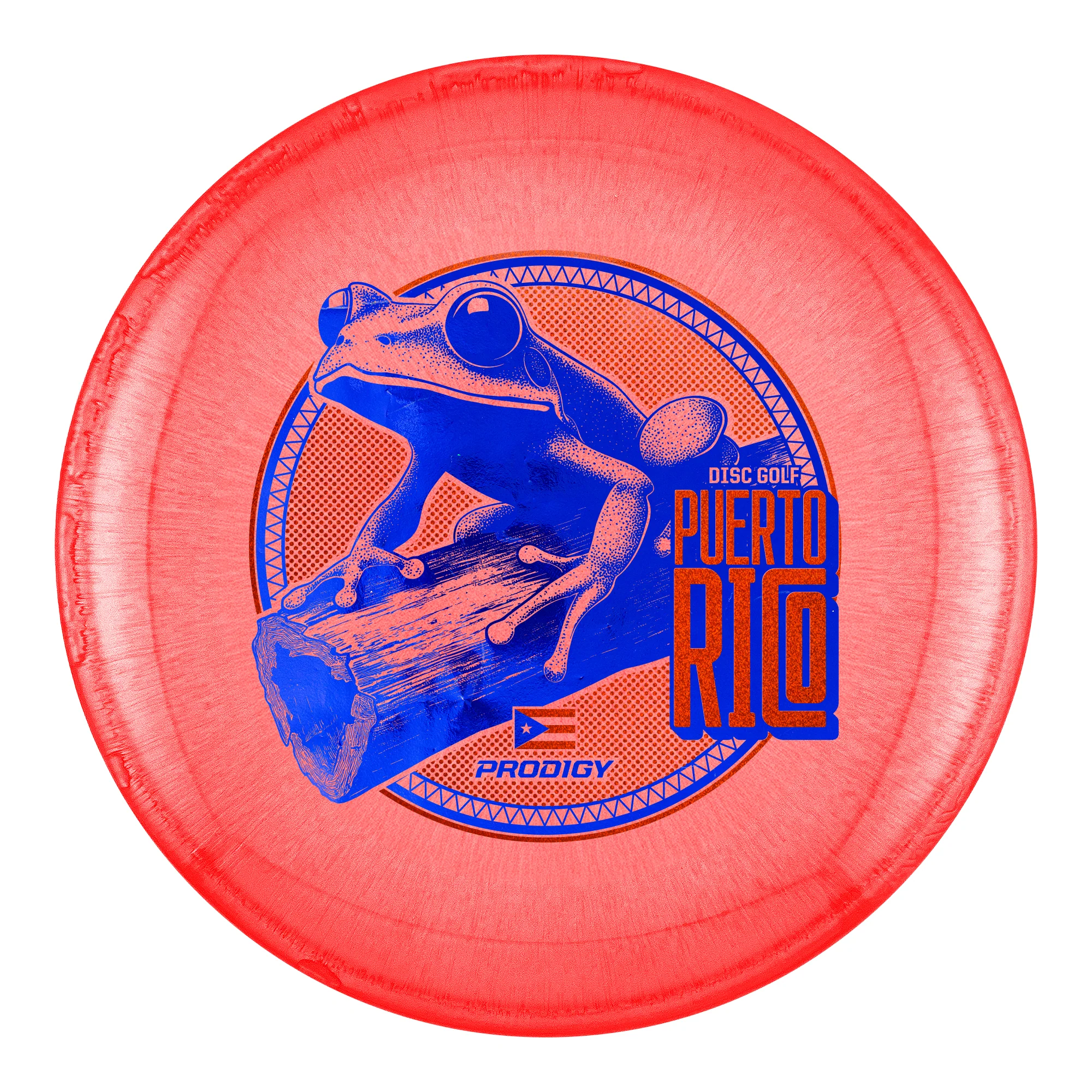 Prodigy PA-5 500 GLOW Plastic - Puerto Rico Disc Golf Fundraiser "Coquí" Stamp - Image 3