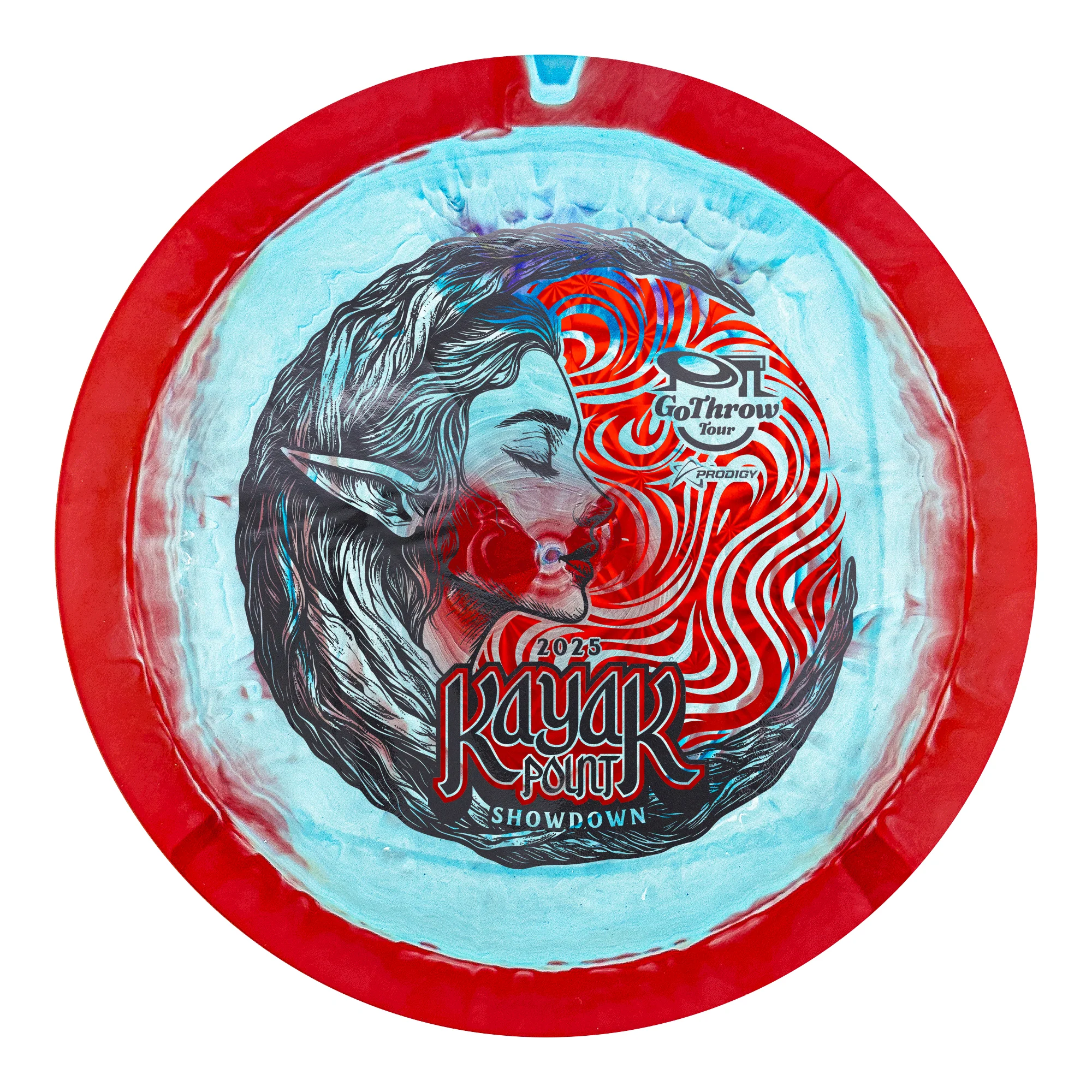 Prodigy F9 400 Spectrum Plastic - GoThrow Tour Kayak Point Stamp - Image 3