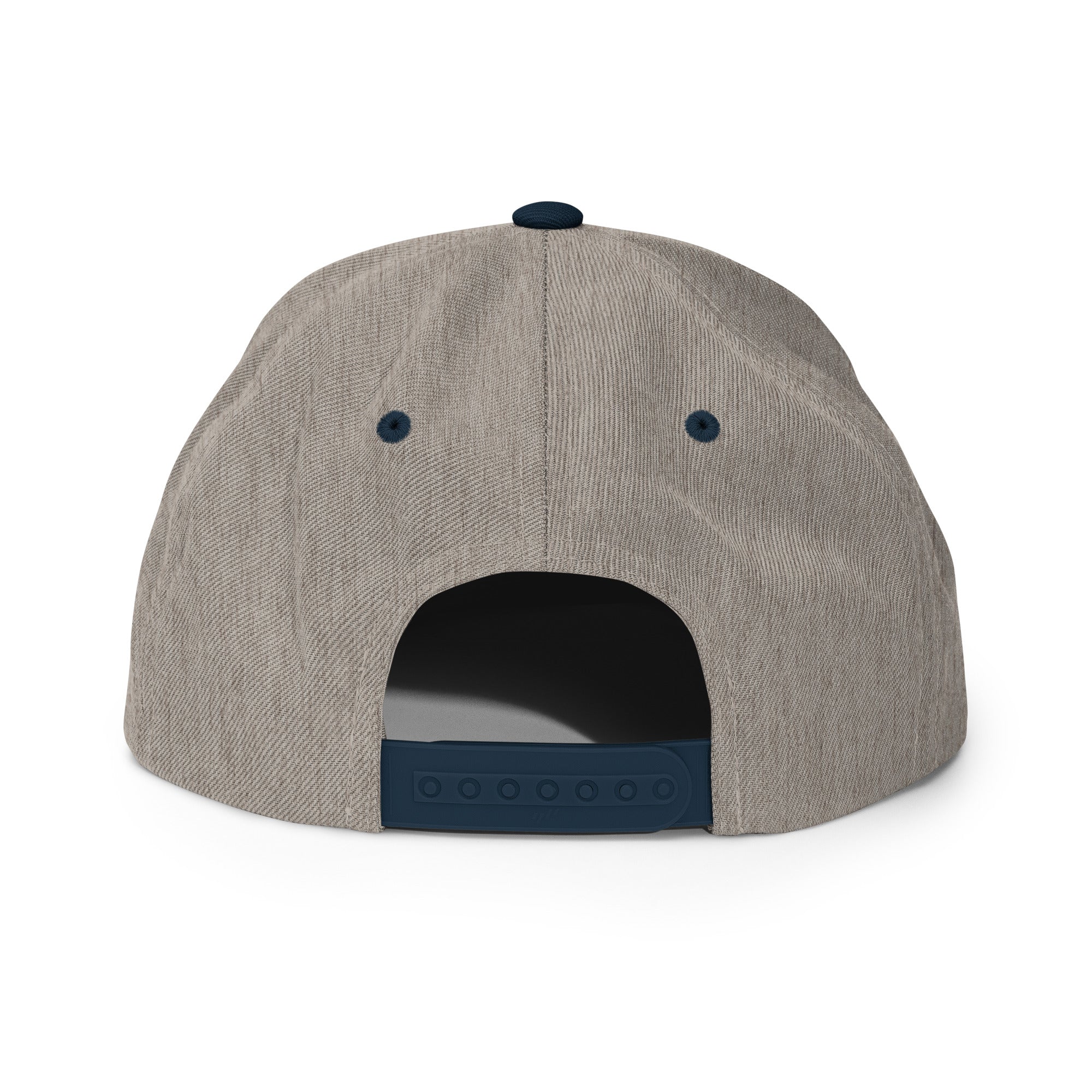 Prodigy Flag Foil PD Monogram Snapback - Heather Gray / Navy Blue - Image 2