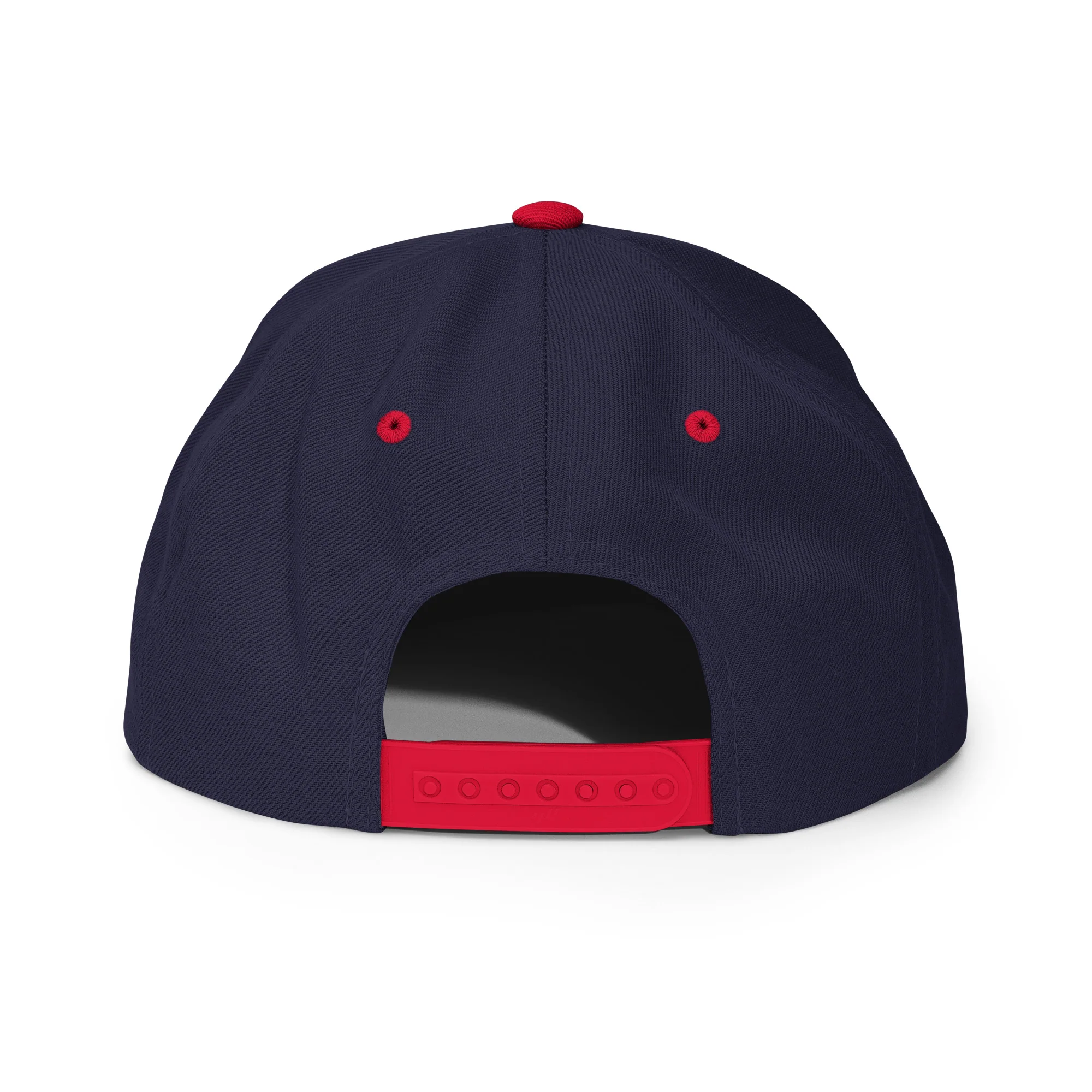 Prodigy Flag Foil PD Monogram Snapback - Navy Blue / Red - Image 2