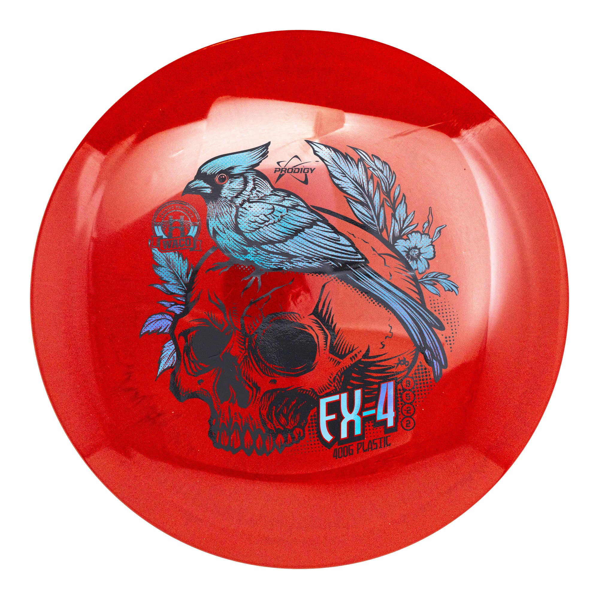 Prodigy FX-4 400G Plastic - Special Edition Scarlet WACO Fundraiser Stamp - Image 3