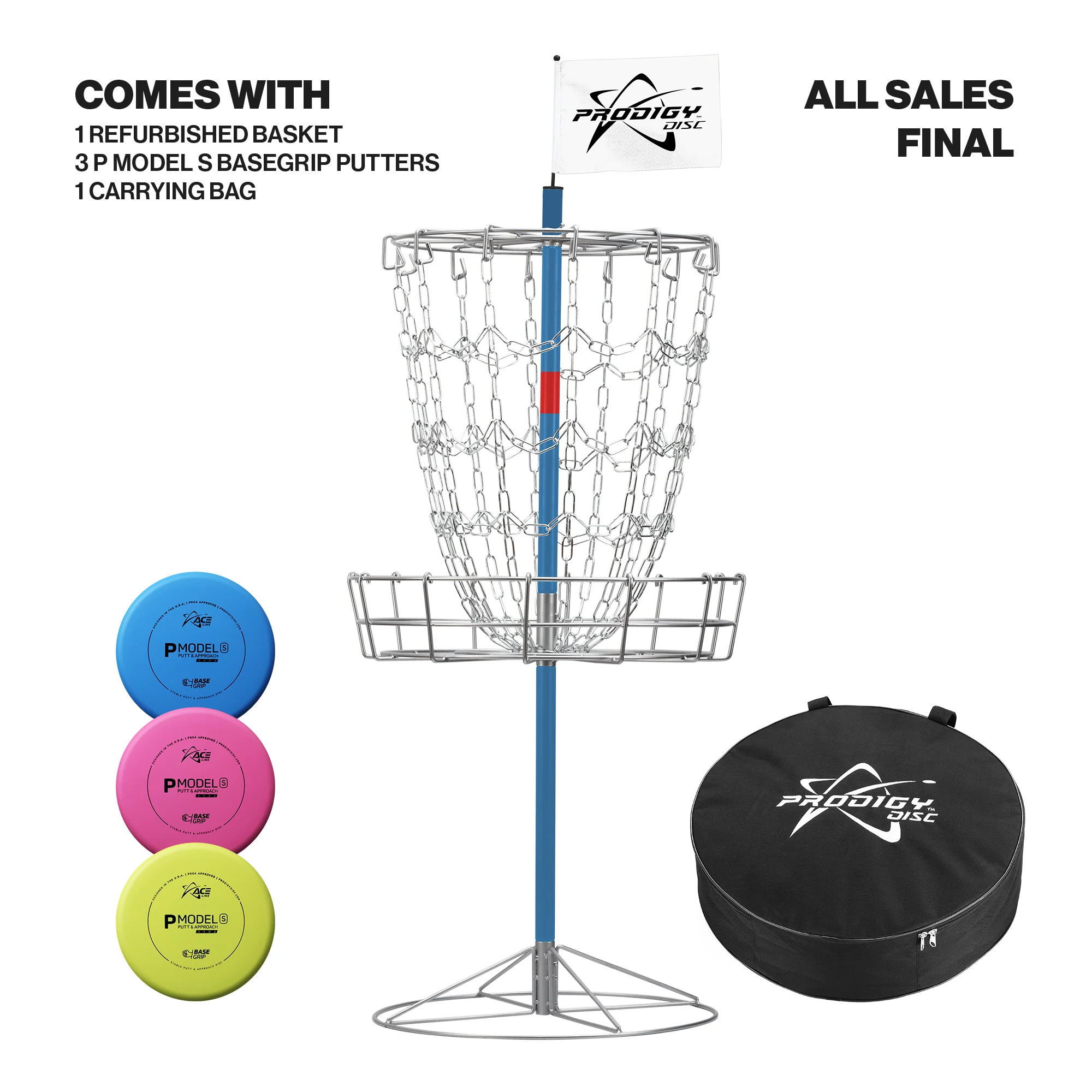 Prodigy Refurbished Mobile Disc Golf Practice Target Set - Image 3