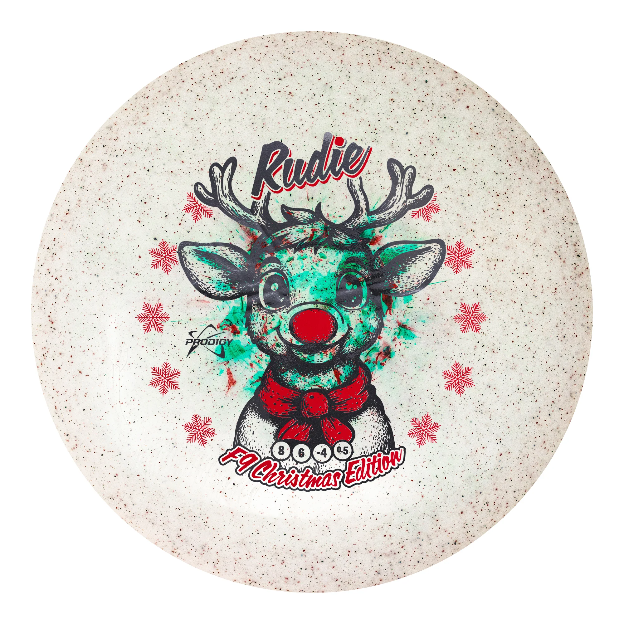 Prodigy Ultra-Lightweight F9 300 Fractal Plastic - Rudie The Reindeer Stamp